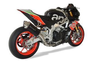 Hp Corse Εξάτμιση Τελικό 4 TRACK Short  Black  S.Steel APRILIA TUONO V4-R RSV-4 2017-2018(Ενδεικτική Τιμή.Ρωτήστε μας για την προσφορά μας )