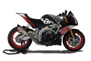 Hp Corse Εξάτμιση Τελικό EvoExtreme 310 Satin S.Steel/Carbon End APRILIA TUONO V4 1100 2015 - 2016