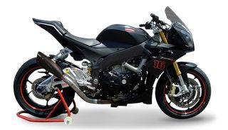 Hp Corse Εξάτμιση Τελικό EvoExtreme 310 Black S.Steel/Carbon End APRILIA TUONO V4R 2011 - 2015