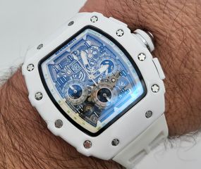 Richard Mille RM35 Mac Laren white strap replica