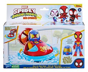 Hasbro Marvel: Spidey and his Amazing Friends - Web-Spinners - Spidey with Hover Spinner Vehicle (F7252)