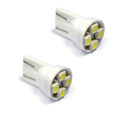 ΛΑΜΠΕΣ 4 LED T10 wedge 12V 2 ΤΜΧ - 14192