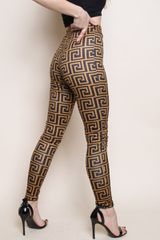 Geometric Print High Waisted Leggings
