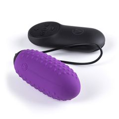 VIRGITE G4 RECHARGEABLE PURPLE VIBRATING EGG-thumb-1