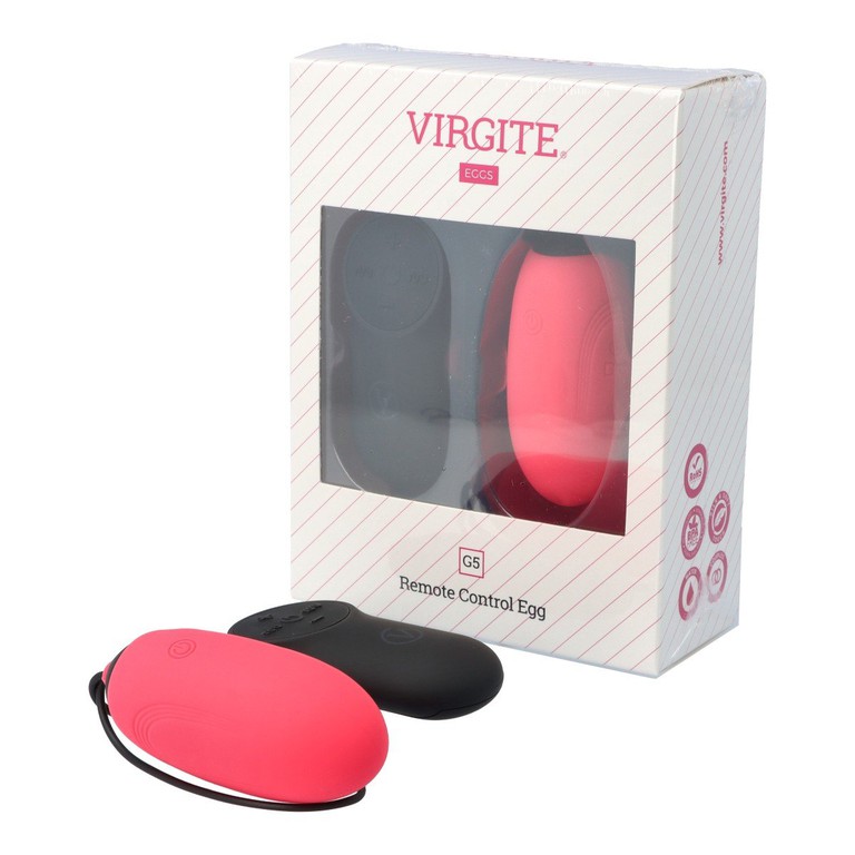 VIRGITE PINK RECHARGEABLE G5 VIBRATING EGG