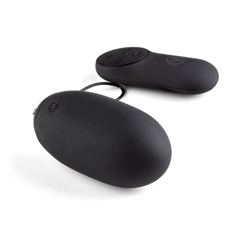 VIRGITE G6 RECHARGEABLE BLACK VIBRATING EGG