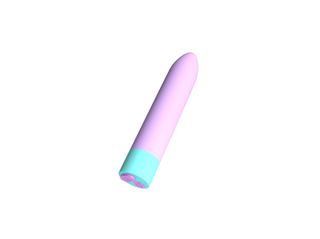 PARTY COLOUR TOYS BALY RECHARGEABLE VIBRATING BULLET 10 INTENSITIES PURPLE