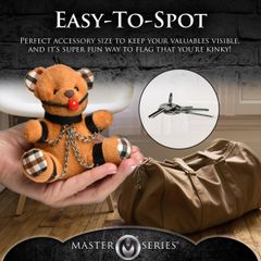 GAGGED TEDDY BEAR KEYCHAIN-thumb-5