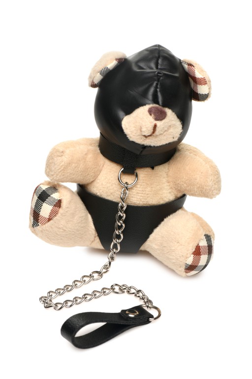 HOODED TEDDY BEAR KEYCHAIN