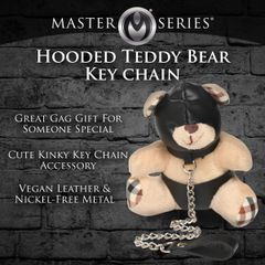 HOODED TEDDY BEAR KEYCHAIN-thumb-3