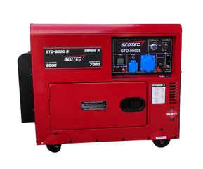 GEOTEC GTD-9000 S χαμηλού θορύβου 9kva με πετρελαιοκινητήρα μίζα μπαταρία