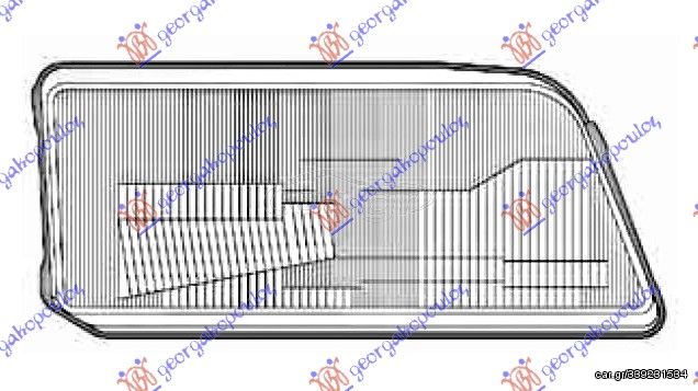 Κρύσταλλο Φαναριού Εμπρός / FIAT DUCATO 94-02 - Δεξί - 1 Τεμ