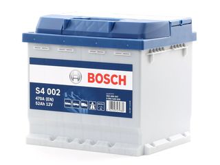 BOSCH 0092S40020 ΜΠΑΤΑΡΙΑ S4 BLUE LINE (52Ah/470A) ΔΕΞ. 207x175x190