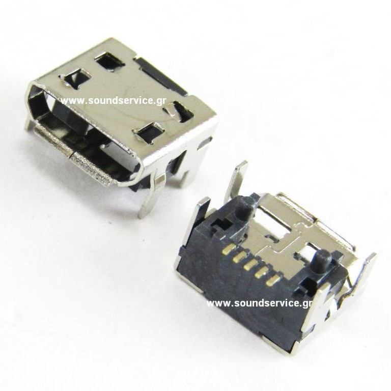 ΒΥΣΜΑ MICRO USB-2 SMD ΘΗΛΥΚΟ ΠΛΑΚΕΤΑΣ 6955
