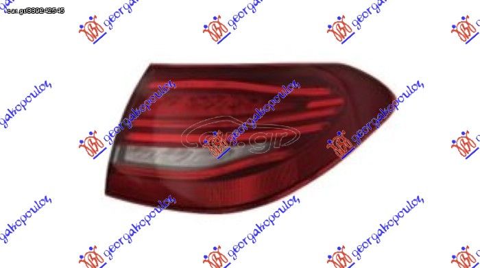 Φανάρι Πίσω Έξω Station wagon Όλο LED (Ε) / MERCEDES C CLASS (W205) Sedan/Station wagon 18-21 / A2059064105 - Δεξί - 1 Τεμ