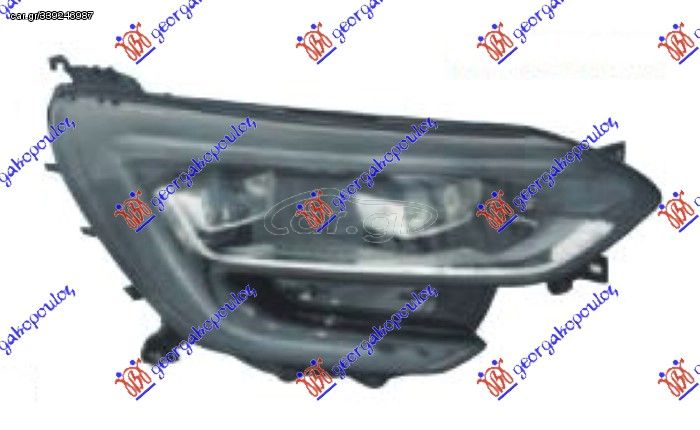 Φανάρι Εμπρός FULL LED Μαύρο (E) (TYC) / RENAULT MEGANE H/B-Station wagon 15-19 / 260103612R - Δεξί - 1 Τεμ