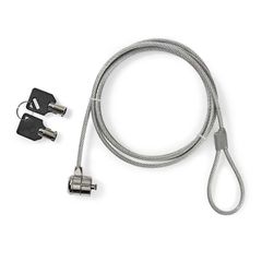 Universal κλειδαριά για laptop με κλειδιά, 1,8m. - NEDIS NBLKK1002ME