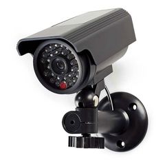 Ομοίωμα κάμερας Security για εξωτερικό χώρο, με IR LED. - NEDIS DUMCBS10BK