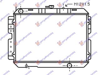 Ψυγείο 2.2 Πετρέλαιο (40x56.5x3.2) / MAZDA P/U 2/4WD 86-94 / R226-15-200A - 1 Τεμ