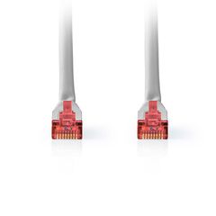 Καλώδιο δικτύου CAT 6, S/FTP, 15m σε γκρι χρώμα. - NEDIS CCGL85220GY150
