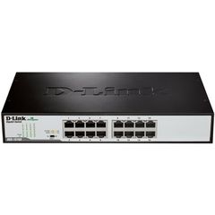 16-Port Gigabit Unmanaged Desktop/Rackmount Switch - D-LINK DGS-1016D