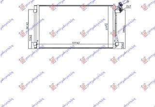 Ψυγείο A/C Βενζίνη-Πετρέλαιο 15- (70.0x37.7x1.6) / SEAT ALHABRA 10- / 7N0820411E - 1 Τεμ