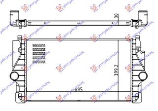 Ψυγείο Intercooler 2.5 TDi Πετρέλαιο (695x400x30) / VW TRANSPORTER (T4) 97-03 / 7D0145803A - 1 Τεμ