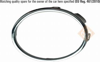 Carro Πλαίσιο Προβολέα Χρώμιο κατάλληλο για VW GOLF VI VARIANT 2009-2014 (AJ5) / 5K0853101B2ZZ - Αριστερό - 1 Τεμ