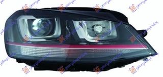 Φανάρι Εμπρός GTI Bi-Xenon Με Φως Ημέρας LED (E) (TYC) / VW GOLF VII 13-16 / 5G1941040A - Δεξί - 1 Τεμ