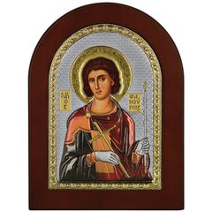 ΑΣΗΜΕΝΙΑ ΕΙΚΟΝΑ Ο ΑΓΙΟΣ ΦΑΝΟΥΡΙΟΣ MA-E1139-DX-C Ασήμι 925 επιπλατινωμένο