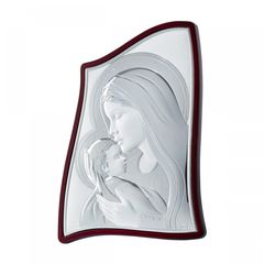 ΑΣΗΜΕΝΙΑ ΕΙΚΟΝΑ ΑΣΥΜΕΤΡΗ ΜΑΝΤΟΝΑ ΧΡΙΣΤΟΣ MA/E903/3 Ασήμι 925 επιπλατινωμένο