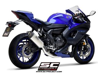 Sc Project Ολόσωμη Εξάτμιση SC1-S Titanium/Carbon End Yamaha YZF R7 2021 - 2023 Euro5