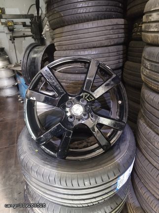 ΖΑΝΤΟΛΑΣΤΙΧΑ 18" 4X100 SCHNITZER ΜΕ ΕΛΑΣΤΙΚΑ 205/45/18 (4 ΤΕΜ.) PIRELLI ***TYRES-SHOP ΠΑΡΑΔΕΙΣΗΣ***