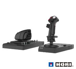 HORI - HORI HOTAS Flight Control System & Mount for PC (Windows 11/10) High-End Flight Stick & Throttle for PC Flight Sims / PC