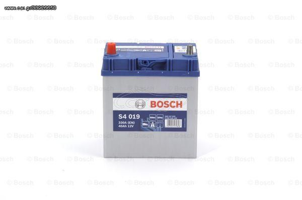 BOSCH 0092S40190 ΜΠΑΤΑΡΙΑ S4 BLUE LINE (40Ah/330A) ΑΡΙΣΤ. 187x127x227 ΨΙΛΟΣ ΠΟΛΟΣ