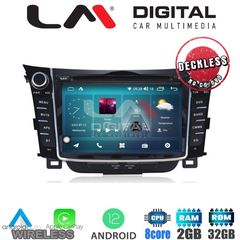 LM Digital - LM R8156 GPS Οθόνη OEM Multimedia Αυτοκινήτου για HYUNDAI I30 2012-2016 (CarPlay/AndroidAuto/BT/GPS/WIFI/GPRS)