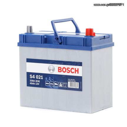 BOSCH 0092S40210 ΜΠΑΤΑΡΙΑ S4 BLUE LINE (45Ah/330A) ΔΕΞ. 238x129x227 ΧΟΝΤΡΟΣ ΠΟΛΟΣ