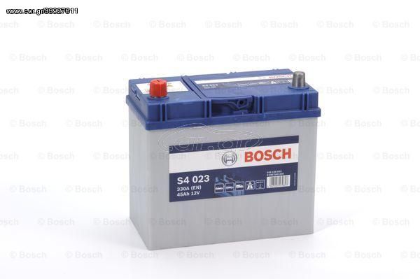 BOSCH 0092S40230 ΜΠΑΤΑΡΙΑ S4 BLUE LINE (45Ah/330A) ΑΡΙΣΤ. 238x129x227 ΧΟΝΤΡΟΣ ΠΟΛΟΣ