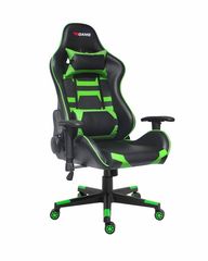 Καρέκλα Gaming Μαυρη,Πρασινη Από Συνθετικό Δέρμα UT-085 