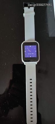 Amazfit Bip 39mm Smartwatch με Παλμογράφο (White Cloud)