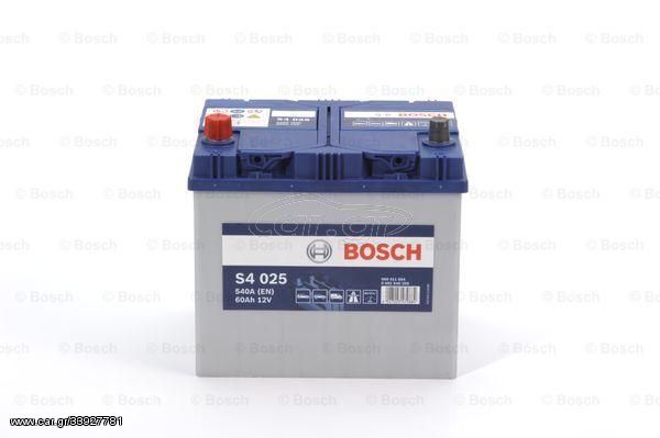 BOSCH 0092S40250 ΜΠΑΤΑΡΙΑ S4 BLUE LINE (60Ah/540A) ΑΡΙΣΤ. 232x173x225