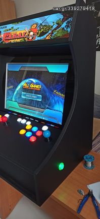 bartop arcade καμπινα πολυπαιχνιδο mame32 retro games