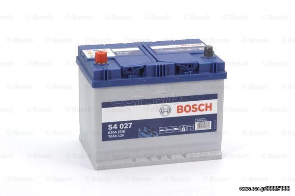 BOSCH 0092S40270 ΜΠΑΤΑΡΙΑ S4 BLUE LINE (70Ah/630A) ΑΡΙΣΤ. 261x175x220