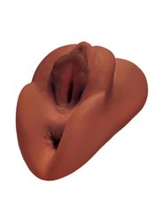 Pipedream Pdx Plus Perfect Pussy Double Stroker Brown-thumb-2