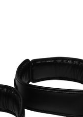Ouch Hand and Thigh Cuffs Set - Black-thumb-6