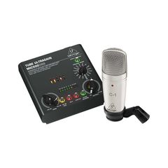 Behringer Voice Studio Recording Bundle with Behringer C-1 Condenser Microphone and Mic500USB Audio Interface - Behringer