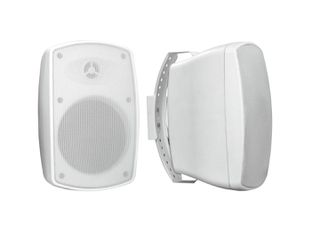 OMNITRONIC OD-5T Wall Mount Speaker IP65, 5.25",16W RMS 100V White (PAIR) - OMNITRONIC