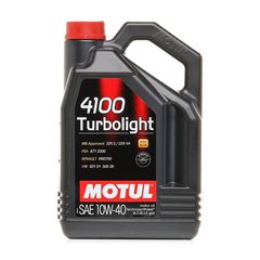 MOTUL 4100 TURBOLIGHT 10W-40 4lt