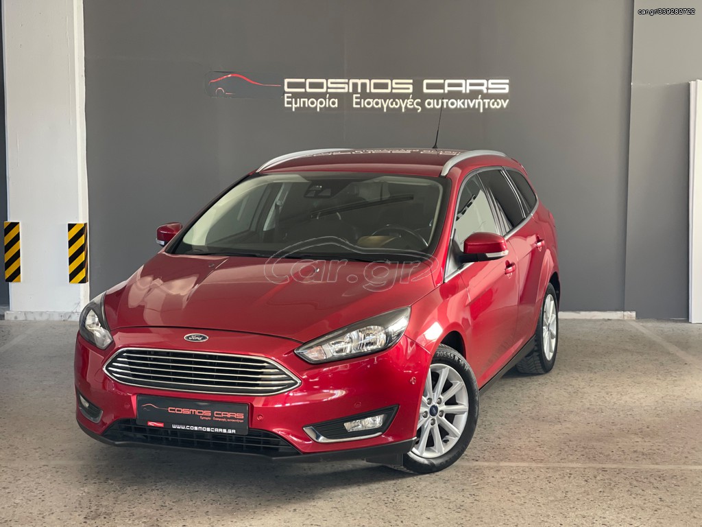 Ford Focus 2015 TITANIUM,CLIMA,ΔΕΡΜΑ!