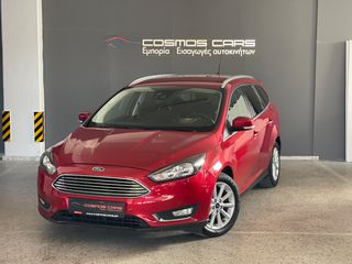 Ford Focus '15 TITANIUM,CLIMA,ΔΕΡΜΑ!